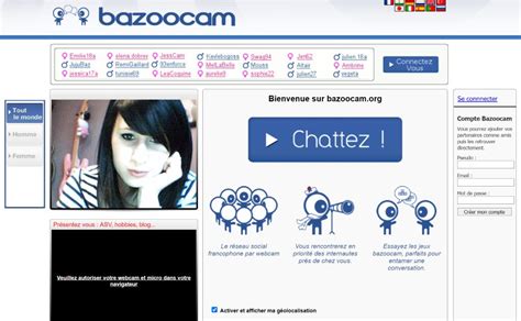 bazoocam en francais|Chatroulette Française. Chat vidéo aléatoire avec des inconnus.